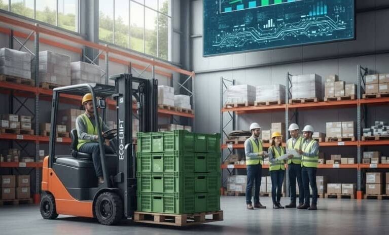 Hacia una Flotilla Sostenible_ Cómo los Montacargas Eléctricos Reducen Emisiones y Maximizan el ROI en su Almacén (2)