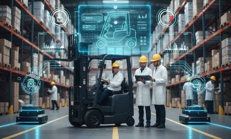 Mantenimiento Predictivo en Montacargas_ La Clave para Evitar Paradas No Planificadas y Maximizar la Productividad Logística